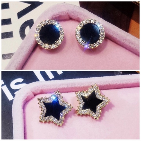 🌻3 for $20🌻 Rhinestone Stud Earrings - Picture 2 of 5